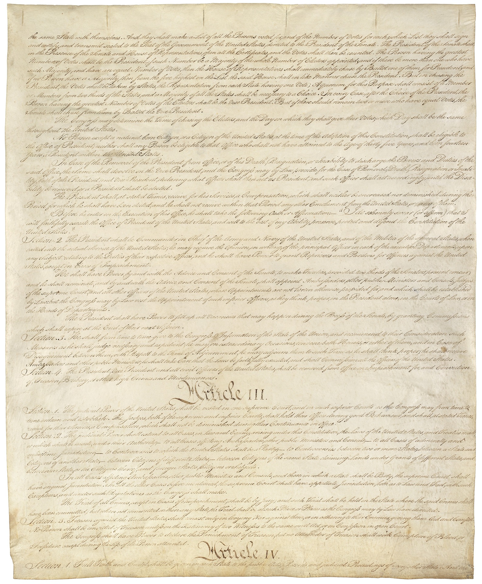 Abbild eines alten historischen Schriftstückes